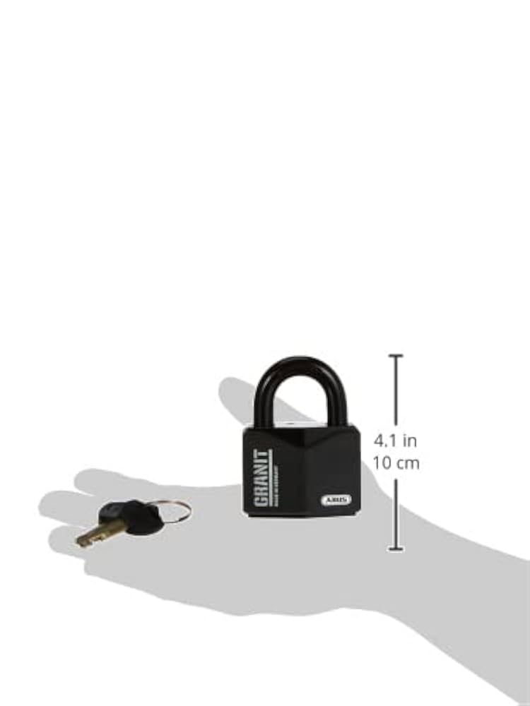 Amazon | Abus 37/55 55mm Granit Padlock Carded | 補助錠・錠前